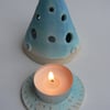 Ceramic Christmas Candle Holder