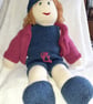 Susie, a Hand Knitted doll - Image 2