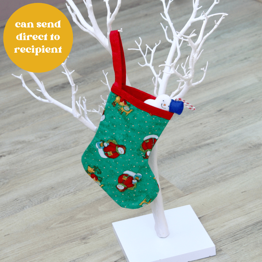 Small Hanging Christmas Stocking