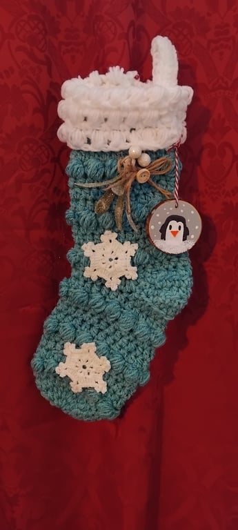 Handmade Christmas Stocking "Penquin"