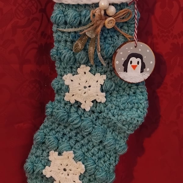 Handmade Christmas Stocking "Penquin"
