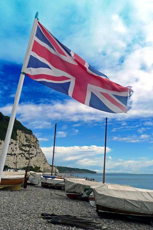 Beer Beach Jurassic Coast Devon England Photograph Print