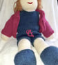 Susie, a Hand Knitted doll - Image 3