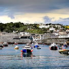 Mevagissey Harbour Picture. Boats, Cornwall,