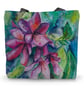 Rhododendron Floral Tote Bag, Original Flower Art - Image 2