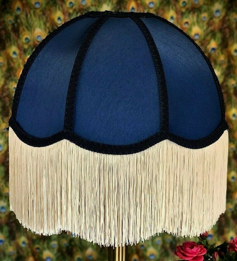 Navy Blue Fabric Lampshades, Standard Lamps Table Lamps Ceiling Lights
