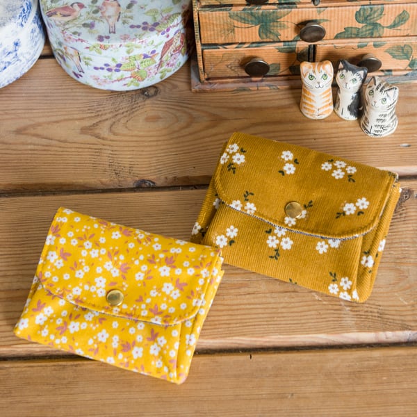Small wallet purse with room for cards, notes a... - Folksy