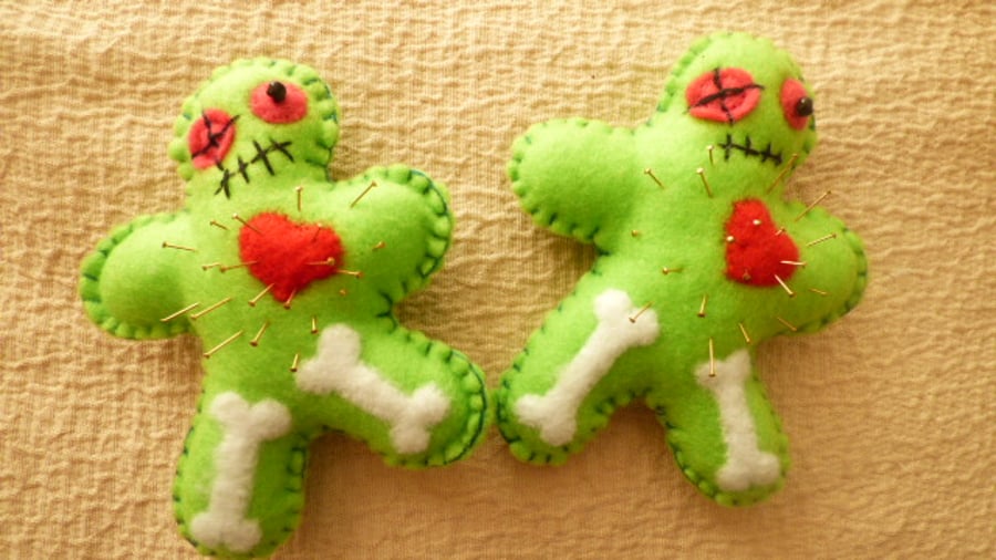 Needle Felt Voodoo Doll Pin Cushion