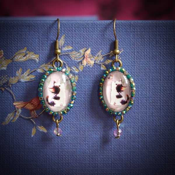 The Marchioness Earrings - Wisteria Edition