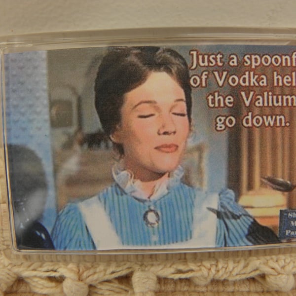 Mary Poppins Valium, Hard Drugs and Vodka Funny Fridge Magnet