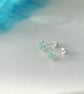 Summery Amazonite SS stud earrings - Image 3
