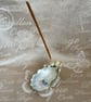 Handmade Oyster Shell Incense Holder – Coastal Beach Decor - Image 5