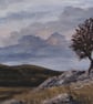 Glenshee Cairngorms, Scottish highlands landscape framed painting - Image 2