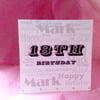 Typeography Style Personalised Birthday Card