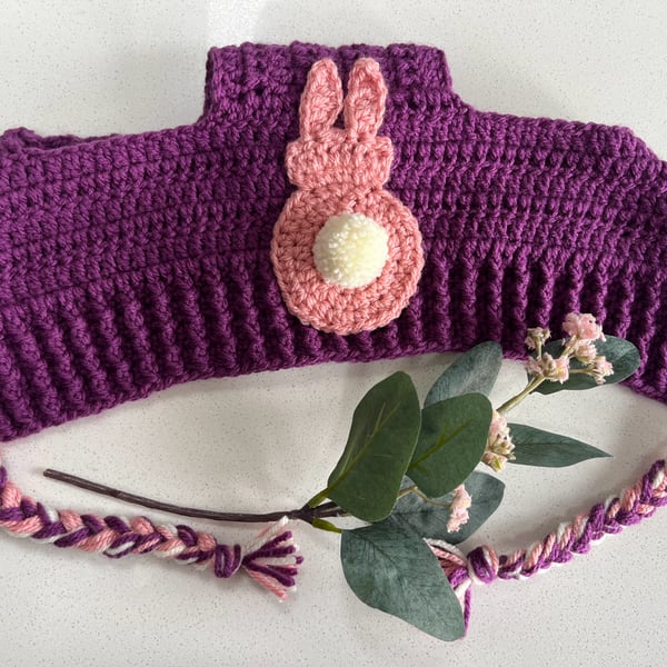 Crochet Horse Ears Easter Bonnet Ready Made