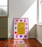 Funny Coffee Lover Wall Art, Colourful Kitchen Print, Dopamine Decor, Gallery Wa - Image 4
