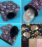 Flower hedgehogs full cage set. Cube house, snuggle sack, tunnel cage set.