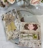 Ephemera  - Trifold Pocket Folder - Old Lace - by Carolee Crafts PB8 - 0001 - Image 1
