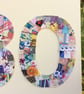 30th patchwork birthday card - Image 2