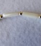Elegant Sterling Silver & Mother of Pearl Bridal Necklace - Image 3