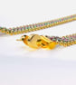 Extra Long Mixed Metal Tassel Earrings 22cm - Image 4