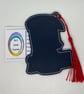 Reaper, Embroidered Bookmark,   - Image 2