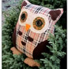 Henry,  Small owl cushion.