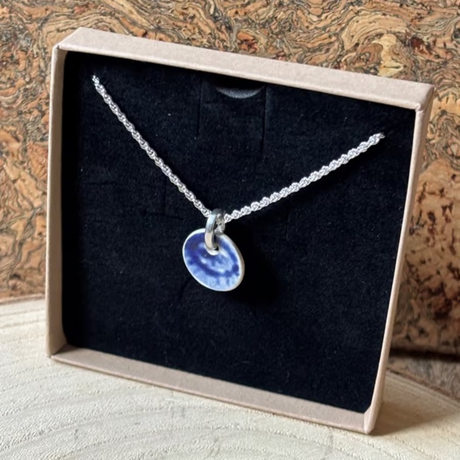 Handcrafted Pendant, Unique Handmade Necklace, Sustainable Gift with History.
