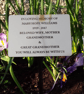 Engraved Memorial Garden Plaque Grave Marker Cemetery Grave Plaque Ornament - Image 3