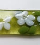 Fused Glass Myrtle Flower Suncatcher: Botanical Bedroom Decor - Image 7
