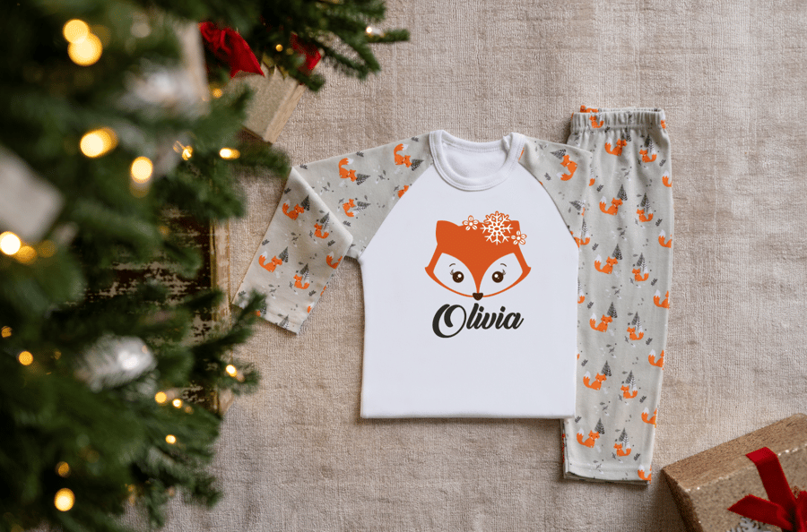 Personalised Christmas Pyjamas for Kids