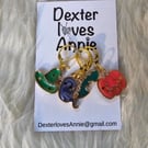 Spooky Halloween themed stitchmarkers