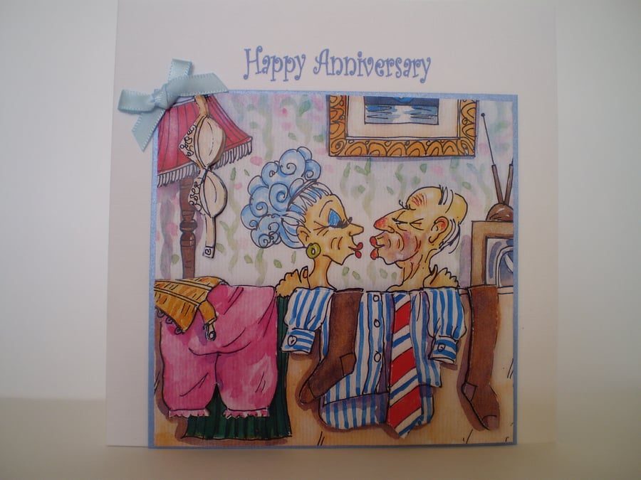 humorous anniversary card.handmade,3D