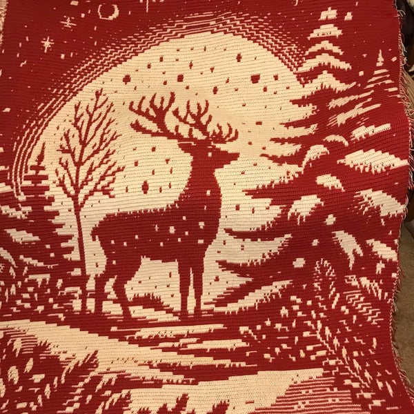 Moonlit Winter Wonderland Blanket . Emailed PDF Crochet Pattern  