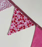 Pink hearts bunting - Image 4