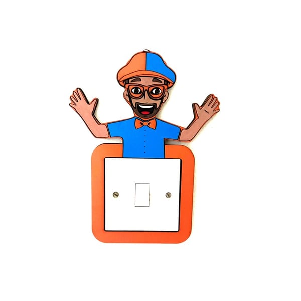 Kids TV Character Light Switch Frame