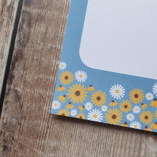 Summer Flowers Gift Notes - Set of 4 Sheets