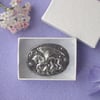 Reserved for Lisa.Pegasus brooch in pewter