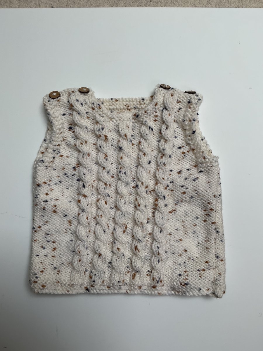 Baby vest sleeveless jumper