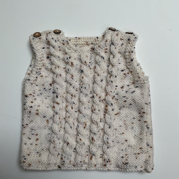 Baby vest sleeveless jumper