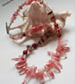 Designer Peach Quartz Designer Necklace - Image 8