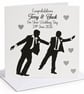 Personalised Same Sex Wedding Card for Two Grooms-Congratulations Card - Image 7
