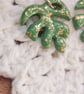 Monstera leaf dangly earrings - Image 2