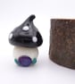 small glass toadstool house - Image 1
