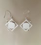 Square Oblong Earring Setting - E18 - Image 2