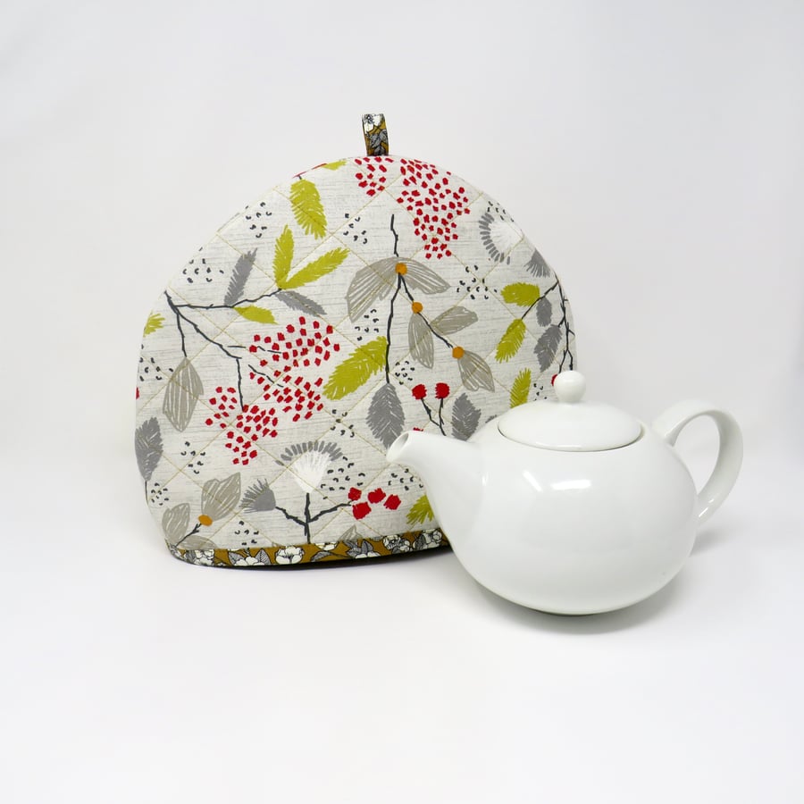 Quilted tea cosy