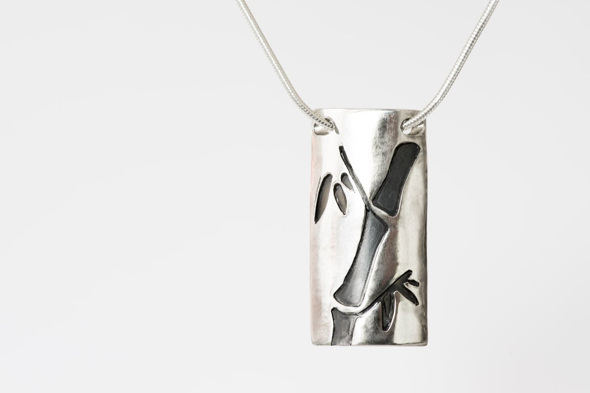 Kawara Necklace - Bamboo or Plum Flower