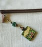 Wood bag charm or keyring - Image 1