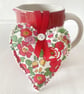 Hanging Heart in Liberty of London Tana Lawn Fabric  - Image 1