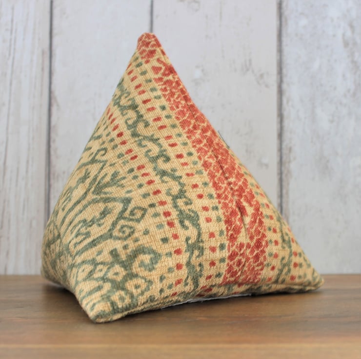 Tribal Batumi Print Triangular Pyramid Door Stop Folksy
